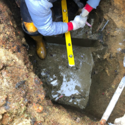 Construction d'un Mur de Soutènement en Blocs de Béton pour un Terrain en Pente Ducos